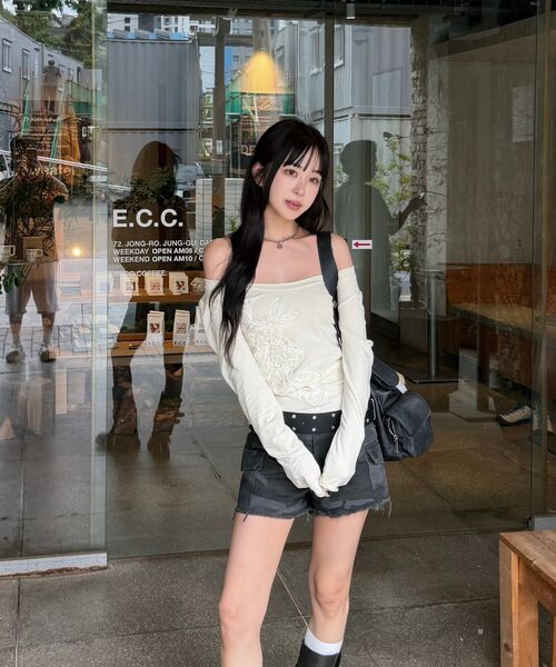 CONY(コール アウト ニューイヤー)の「コニウォッシュドカモカーゴショーツ / グレー(その他パンツ・レディース・その他・1/2)」の7枚目の写真