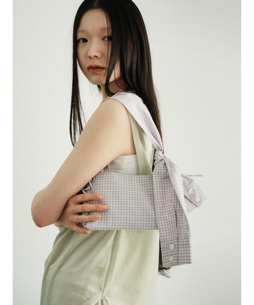 Katrin TOKYO（カトリーントーキョー）の「【JAPAN MADE】sheer velour sleeveless tops（タンクトップ・レディース・ホワイト/ブルー/グリーン系・FREE/XS）」の14枚目の写真