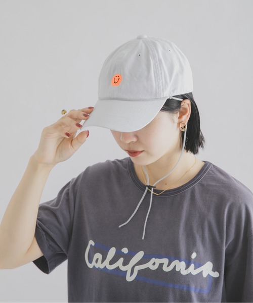 THE GOODLAND MARKET(ザグッドランドマーケット)の「That’s THATS THE SMILE CAP(キャップ・メンズ・ベージュ/ホワイト/ブラック・FREE)」の6枚目の写真