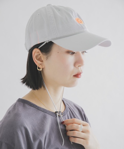 THE GOODLAND MARKET(ザグッドランドマーケット)の「That’s THATS THE SMILE CAP(キャップ・メンズ・ベージュ/ホワイト/ブラック・FREE)」の7枚目の写真
