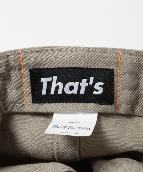 THE GOODLAND MARKET(ザグッドランドマーケット)の「That’s THATS THE SMILE CAP(キャップ・メンズ・ベージュ/ホワイト/ブラック・FREE)」の14枚目の写真