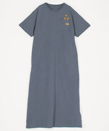限定展開 THE NORTH FACE/ザ ノース フェイス S/S FD Flower Logo Onepiece Crew/ショートスリーブフラッシュドライフラワーロゴワンピースクルー