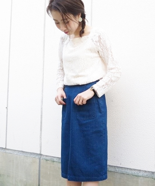 Chico（チコ）の「【who's who Chico】カットレース長袖プルオーバー（Tシャツ/カットソー・レディース・アイボリー/ホワイト・FREE）」の9枚目の写真