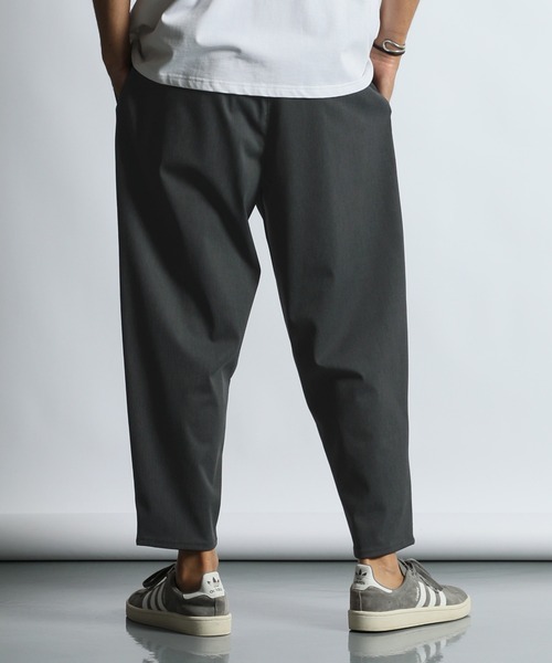 The DUFFER of ST.GEORGE（ザダファーオブセントジョージ）の「『WONDER SHAPE』PIQUE：360°全方向高伸縮『ワンダーシェイプ』ピケ ワイドイージーパンツ（その他パンツ・メンズ・チャコールグレー/ライトグレー/カーキ・X-LARGE/LARGE/MEDIUM/SMALL）」の11枚目の写真
