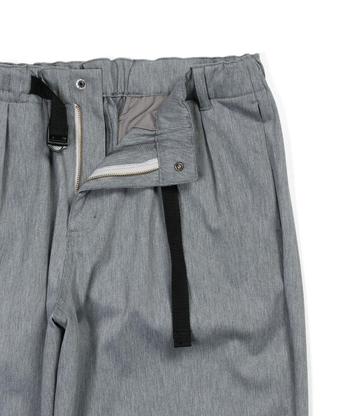 The DUFFER of ST.GEORGE（ザダファーオブセントジョージ）の「『WONDER SHAPE』PIQUE：360°全方向高伸縮『ワンダーシェイプ』ピケ ワイドイージーパンツ（その他パンツ・メンズ・チャコールグレー/ライトグレー/カーキ・X-LARGE/LARGE/MEDIUM/SMALL）」の16枚目の写真