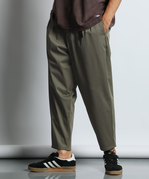 The DUFFER of ST.GEORGE（ザダファーオブセントジョージ）の「『WONDER SHAPE』PIQUE：360°全方向高伸縮『ワンダーシェイプ』ピケ ワイドイージーパンツ（その他パンツ・メンズ・チャコールグレー/ライトグレー/カーキ・X-LARGE/LARGE/MEDIUM/SMALL）」の8枚目の写真