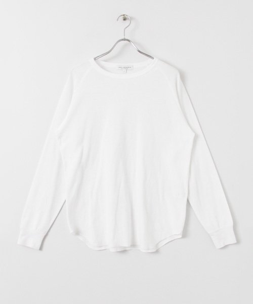 URBAN RESEARCH（アーバンリサーチ）の「クルーネックワッフルビックロングTシャツ（Tシャツ/カットソー・メンズ・ホワイト/カーキ/ベージュ/ネイビー/グレー・SMALL/MEDIUM/LARGE）」の16枚目の写真