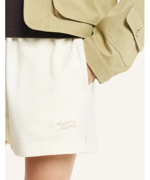 Maison Kitsune(メゾンキツネ)の「TEXTURED REGULAR SHORT(その他パンツ・レディース・オフホワイト・XS)」の6枚目の写真