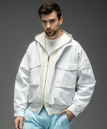 1PIU1UGUALE3 RELAX × +phenix(ウノピゥウノウグァーレトレ リラックス)ビックポケットブルゾン WINDSTOPPER プロダクト by GORE-TEX LABS