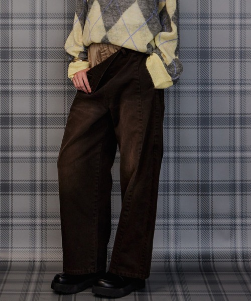 MAISON SPECIAL(メゾンスペシャル)の「【2026Autumn PRE-ORDER】2WAY Turn-Back Denim/2WAYターンバックデニム(デニムパンツ・レディース・ブラック/ブルー/ブラウン・36/38)」の4枚目の写真