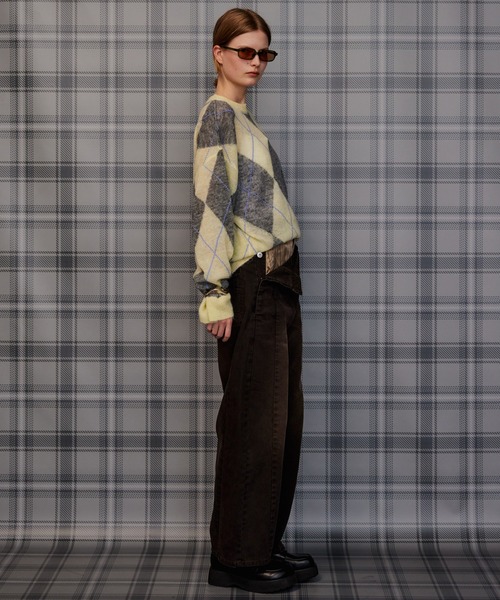 MAISON SPECIAL(メゾンスペシャル)の「【2026Autumn PRE-ORDER】2WAY Turn-Back Denim/2WAYターンバックデニム(デニムパンツ・レディース・ブラック/ブルー/ブラウン・36/38)」の10枚目の写真