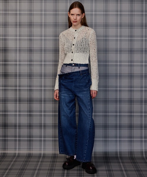 MAISON SPECIAL(メゾンスペシャル)の「【2026Autumn PRE-ORDER】2WAY Turn-Back Denim/2WAYターンバックデニム(デニムパンツ・レディース・ブラック/ブルー/ブラウン・36/38)」の17枚目の写真