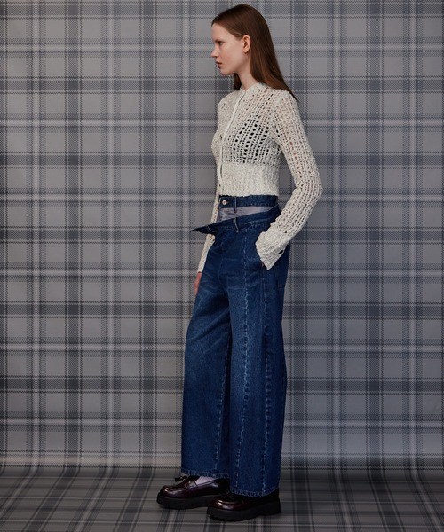 MAISON SPECIAL(メゾンスペシャル)の「【2026Autumn PRE-ORDER】2WAY Turn-Back Denim/2WAYターンバックデニム(デニムパンツ・レディース・ブラック/ブルー/ブラウン・36/38)」の19枚目の写真