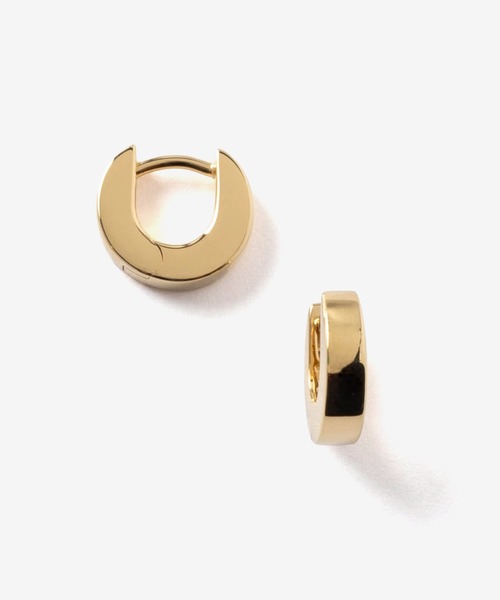 TOM WOOD（トムウッド）の「【TOM WOOD / トムウッド】Beck Huggies Gold / ベック ハギーズ フープ ピアス  ゴールド（ピアス（両耳用）・レディース・ゴールド・FREE）」の6枚目の写真