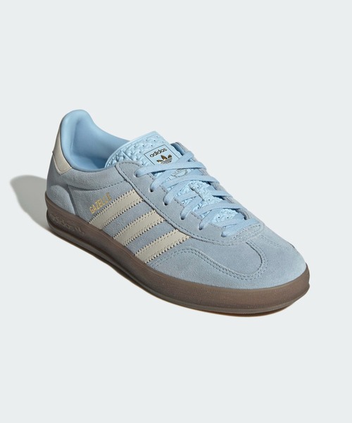 adidas(アディダス)の「ガゼル インドア / Gazelle Indoor / アディダスオリジナルス adidas Originals(スニーカー・レディース・ブルー・22.0cm/22.5cm/23.0cm/23.5cm/24.0cm/24.5cm/25.0cm/25.5cm/26.0cm/26.5cm/27.0cm/27.5cm/28.0cm)」の4枚目の写真