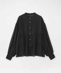シアーティアードブラウス