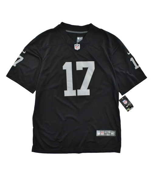 NIKE(ナイキ)の「【USED】デッドストック NIKE “NFL Las Vegas Raiders #17” ゲームシャツ(Tシャツ/カットソー・メンズ・ブラック・MEDIUM)」の1枚目の写真