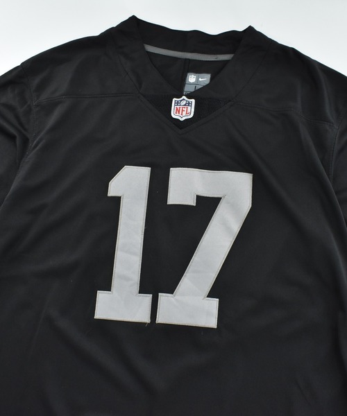 NIKE(ナイキ)の「【USED】デッドストック NIKE “NFL Las Vegas Raiders #17” ゲームシャツ(Tシャツ/カットソー・メンズ・ブラック・MEDIUM)」の2枚目の写真