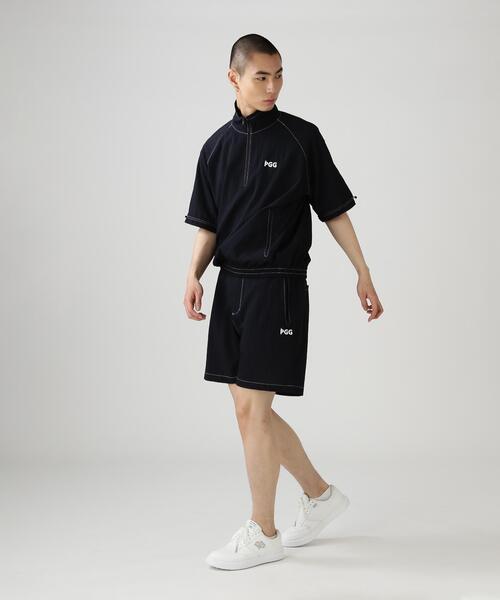 PEARLY GATES（パーリーゲイツ）の「【PGG】【直営店舗&公式オンライン限定】シエスタタフタショートパンツ (MENS)（その他パンツ・メンズ・イエロー系その他7/ネイビー・LARGE/X-LARGE/MEDIUM）」の3枚目の写真