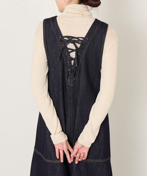 BEARDSLEY(ビアズリー)の「《ZOZO先行予約開始》デニムワンピース(ワンピース・レディース・インディゴブルー・1/0)」の13枚目の写真