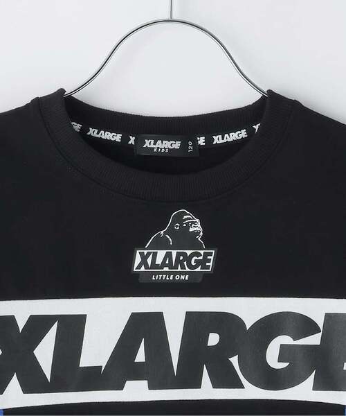 XLARGE KIDS(エクストララージキッズ)の「カラーブロックプルオーバー(スウェット・キッズ・ブルー/オレンジ・140cm/130cm/120cm)」の7枚目の写真