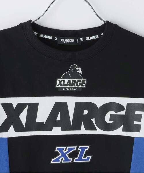 XLARGE KIDS(エクストララージキッズ)の「カラーブロックプルオーバー(スウェット・キッズ・ブルー/オレンジ・140cm/130cm/120cm)」の6枚目の写真