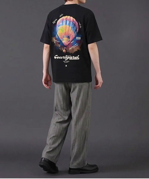 revertical(リバーティカル)の「気球 アートグラフィック バックプリント 半袖Tシャツ(Tシャツ/カットソー・メンズ・ブラック/ホワイト・MEDIUM/LARGE)」の11枚目の写真