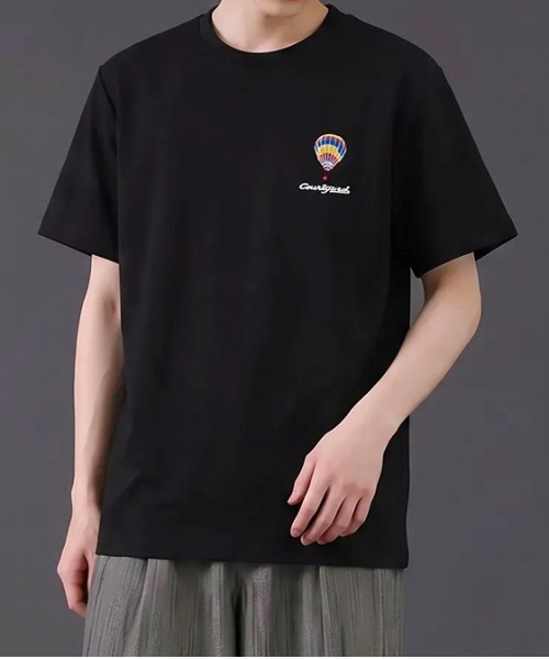 revertical(リバーティカル)の「気球 アートグラフィック バックプリント 半袖Tシャツ(Tシャツ/カットソー・メンズ・ブラック/ホワイト・MEDIUM/LARGE)」の9枚目の写真