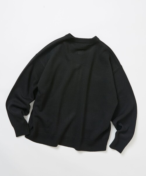 FREAK'S STORE（フリークスストア）の「限定展開 Relax Fit リラックスフィット イージーケア ウォッシャブル クルーネックカーディガン（カーディガン/ボレロ・メンズ・ネイビー/チャコールグレー/ブラック/グレー/レッド・MEDIUM/LARGE）」の13枚目の写真