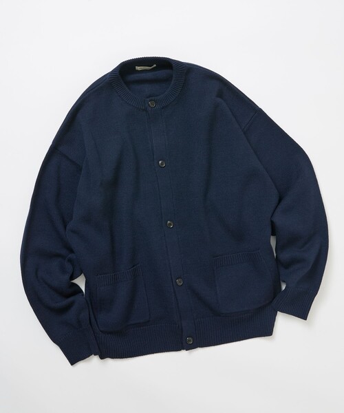FREAK'S STORE（フリークスストア）の「限定展開 Relax Fit リラックスフィット イージーケア ウォッシャブル クルーネックカーディガン（カーディガン/ボレロ・メンズ・ネイビー/チャコールグレー/ブラック/グレー/レッド・MEDIUM/LARGE）」の16枚目の写真