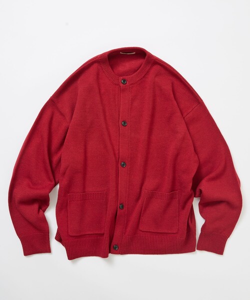 FREAK'S STORE（フリークスストア）の「限定展開 Relax Fit リラックスフィット イージーケア ウォッシャブル クルーネックカーディガン（カーディガン/ボレロ・メンズ・ネイビー/チャコールグレー/ブラック/グレー/レッド・MEDIUM/LARGE）」の18枚目の写真