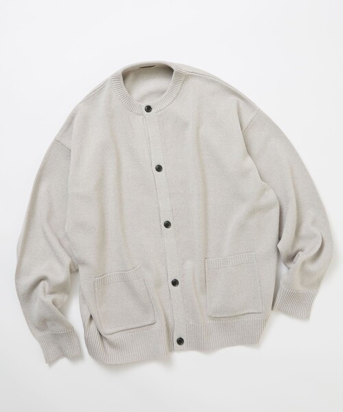 FREAK'S STORE（フリークスストア）の「限定展開 Relax Fit リラックスフィット イージーケア ウォッシャブル クルーネックカーディガン（カーディガン/ボレロ・メンズ・ネイビー/チャコールグレー/ブラック/グレー/レッド・MEDIUM/LARGE）」の20枚目の写真
