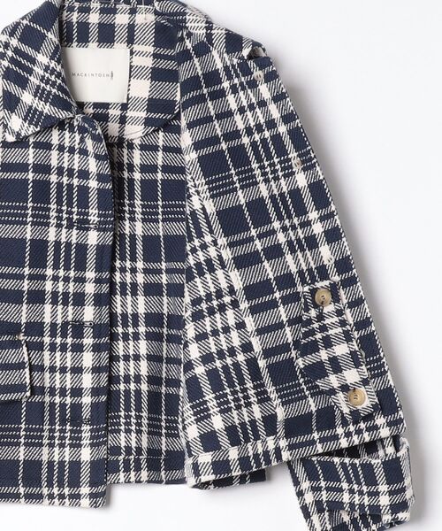 Mackintosh(マッキントッシュ)の「NEW HUMBIE JACKET SHORT MB(ステンカラーコート・レディース・ブラウン系その他/ネイビー系・6)」の6枚目の写真
