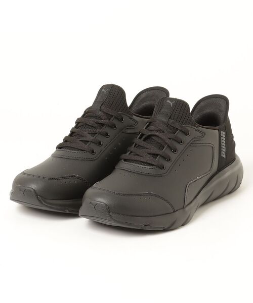 PUMA（プーマ）の「【PUMA】SOFTRIDE フレックス LSL EASE IN ワイド イーズイン（スニーカー・メンズ・ブラック・27/28）」の5枚目の写真