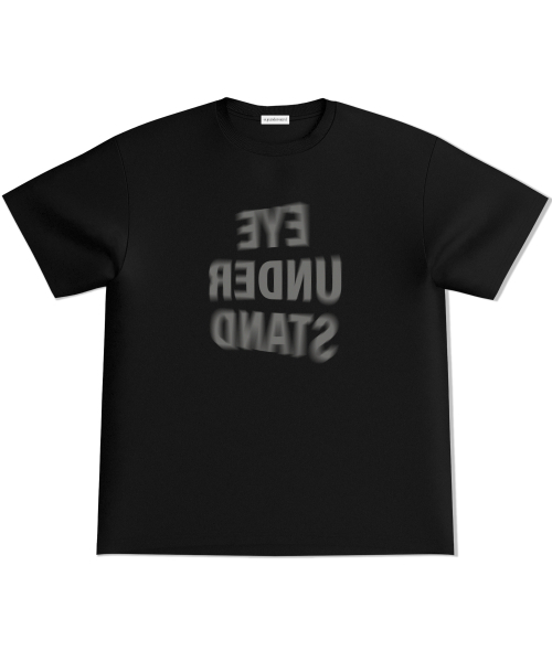 EYEUNDERSTAND(アイアンダスタンド)の「リバースロゴハーフTシャツ(ホワイト)(Tシャツ/カットソー・メンズ・その他・MEDIUM/LARGE)」の2枚目の写真