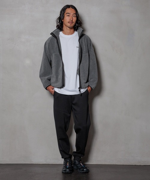 HEREIAM(ヘレイアム)の「【HEREIAM MEN】フリースジップアップ(ブルゾン・メンズ・ブラック/グレー・MEDIUM/LARGE)」の5枚目の写真
