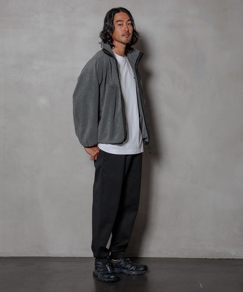 HEREIAM(ヘレイアム)の「【HEREIAM MEN】フリースジップアップ(ブルゾン・メンズ・ブラック/グレー・MEDIUM/LARGE)」の6枚目の写真