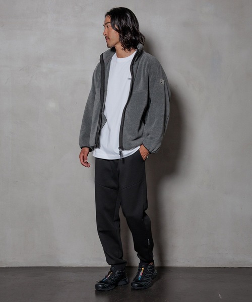 HEREIAM(ヘレイアム)の「【HEREIAM MEN】フリースジップアップ(ブルゾン・メンズ・ブラック/グレー・MEDIUM/LARGE)」の7枚目の写真