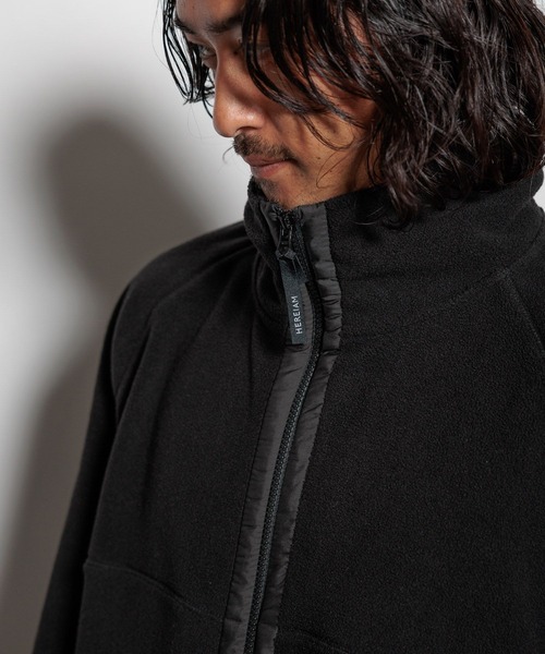 HEREIAM(ヘレイアム)の「【HEREIAM MEN】フリースジップアップ(ブルゾン・メンズ・ブラック/グレー・MEDIUM/LARGE)」の13枚目の写真