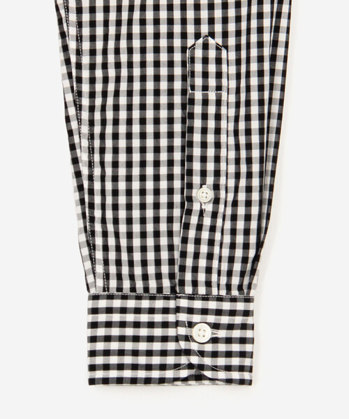 GYMPHLEX(ジムフレックス)の「Gymphlex | コットン ボタンダウン長袖 シャツ CHECK WOMEN(シャツ/ブラウス・レディース・ブラック系その他・12)」の6枚目の写真