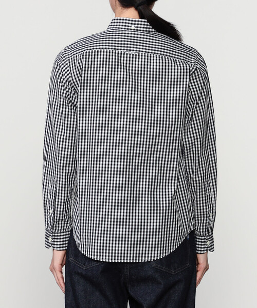GYMPHLEX(ジムフレックス)の「Gymphlex | コットン ボタンダウン長袖 シャツ CHECK WOMEN(シャツ/ブラウス・レディース・ブラック系その他・12)」の11枚目の写真
