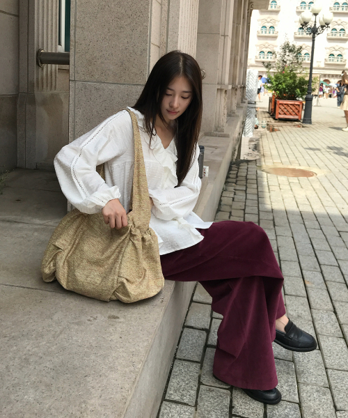 LETTER FROM MOON(レターフロムムーン)の「アメリ ラッフルレースブラウス (ホワイト)(シャツ/ブラウス・レディース・その他・FREE)」の6枚目の写真