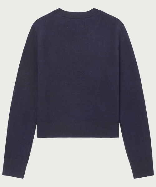 APEE BY A BATHING APE（エイピーバイアベイシングエイプ）の「APEE LOGO JUMPER（ニット/セーター・レディース・ネイビー/グレー・SMALL/X-SMALL）」の5枚目の写真