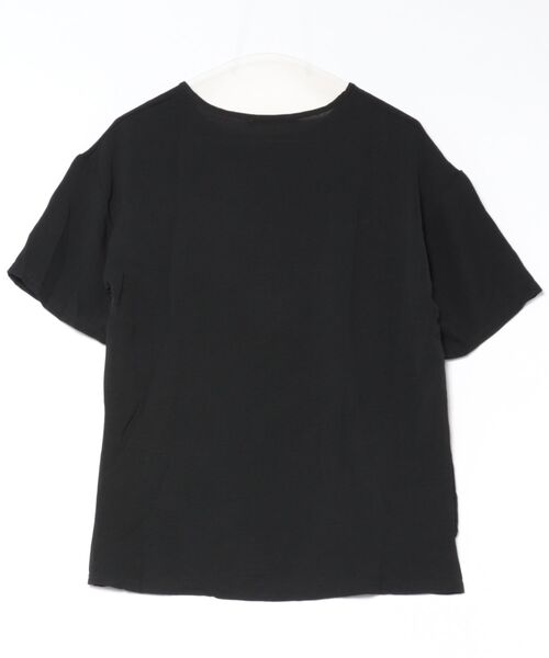 Ritzy(リッツィー)の「リボンプリント柄・オーバーサイズ半袖Tシャツ(Tシャツ/カットソー・レディース・ホワイト/ブラック・LARGE/MEDIUM)」の13枚目の写真