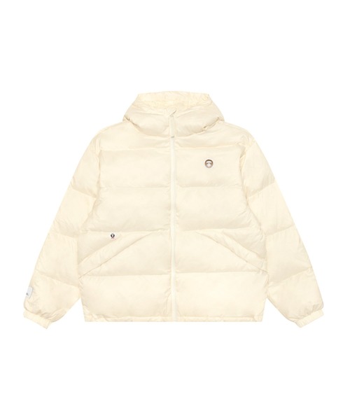AAPE BY A BATHING APE(エーエイプバイアベイシングエイプ)の「AAPE NOW DOWN HOODIE JACKET(ダウンジャケット/コート・メンズ・ネイビー/アイボリー/ブラック/オレンジ系その他6・LARGE/SMALL/X-LARGE)」の2枚目の写真