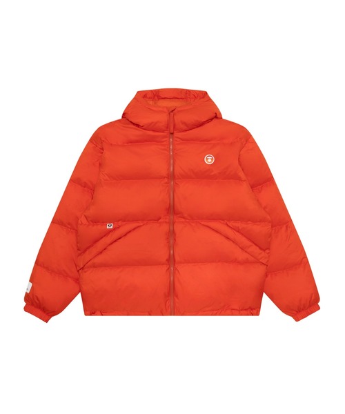 AAPE BY A BATHING APE(エーエイプバイアベイシングエイプ)の「AAPE NOW DOWN HOODIE JACKET(ダウンジャケット/コート・メンズ・ネイビー/アイボリー/ブラック/オレンジ系その他6・LARGE/SMALL/X-LARGE)」の4枚目の写真