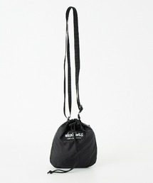 【WEB限定】[WILD THINGS/ワイルドシングス] ライトオープン 巾着型ミニショルダーポーチ