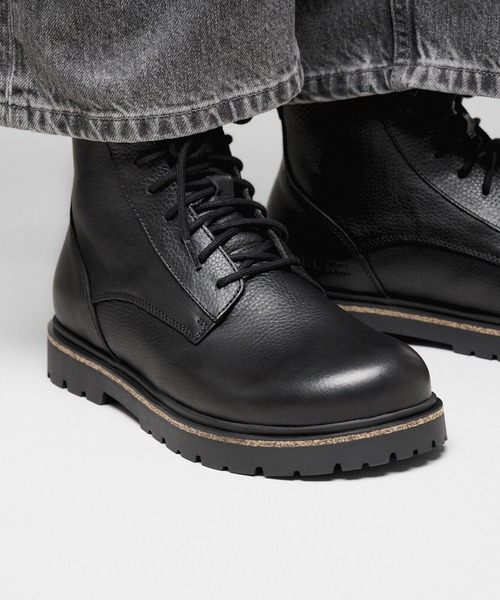 BIRKENSTOCK(ビルケンシュトック)の「【公式】ビルケンシュトック Highwood Lace Mid/ハイウッド レース ミッド ナチュラルレザー(その他シューズ・メンズ・ブラック・26cm【レギュラー幅】/25cm【レギュラー幅】/29cm【レギュラー幅】/28.5cm【レギュラー幅】/28cm【レギュラー幅】/27cm【レギュラー幅】/26.5cm【レギュラー幅】)」の1枚目の写真