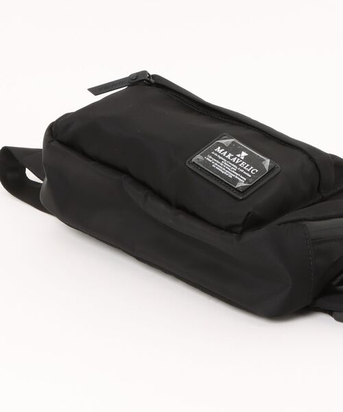 MAKAVELIC（マキャベリック）の「【62】【MAKAVELIC】INTELIGENTE WAIST BAG（ボディバッグ/ウエストポーチ・メンズ・ブラック・FREE）」の2枚目の写真