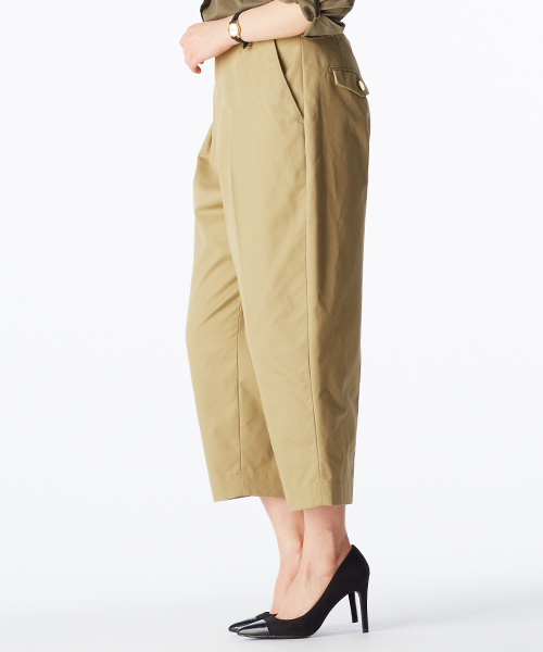 IEDIT（イディット）の「【股下丈が選べる】ＩＥＤＩＴレーベルコレクション　美マテリアルで上品に仕上げたウエポンチノコクーンパンツ　 　（チノパンツ・レディース・ネイビー/ベージュ・8/3/10/6/13/16/1/12/7/15 /2/9/11/14/4/5）」の13枚目の写真